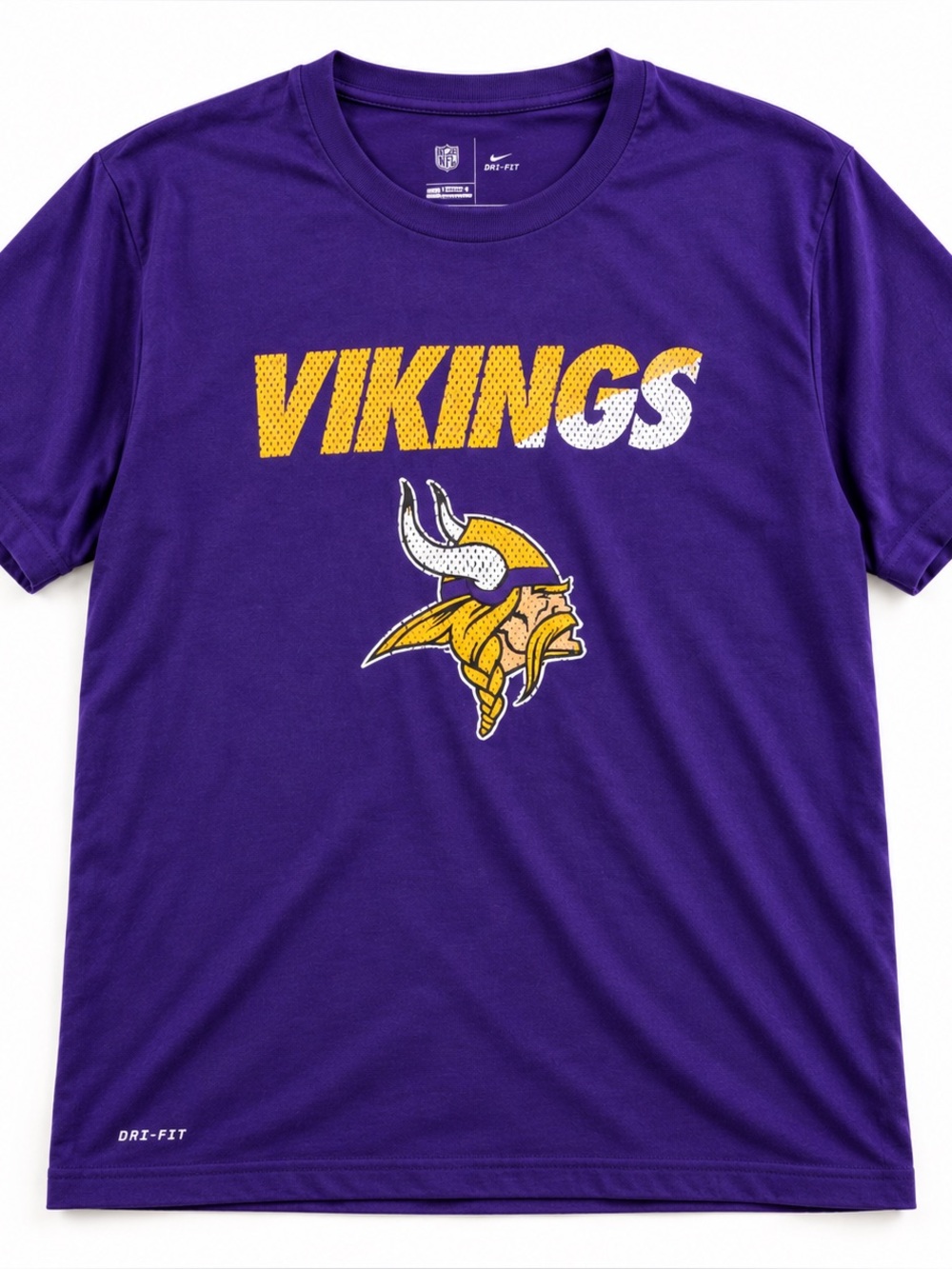 Nike Dri-FIT Minnesota Vikings NFL Performance T-Shirt Purple Men’s Large